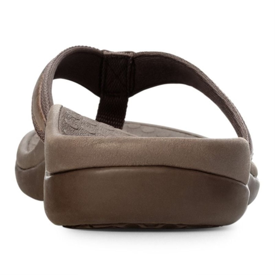 Bronze Metalizado Tiara Ii Sandália Post Toe Vionic