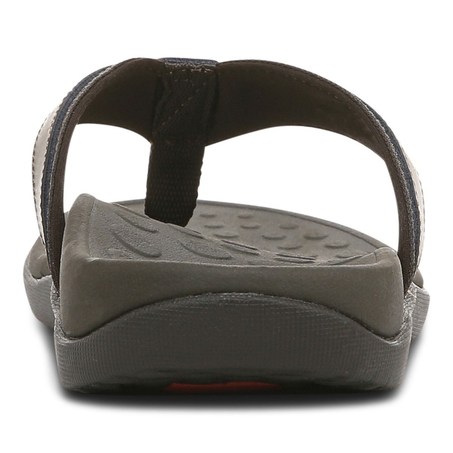 Sandália Tiara Masculina Com Bico Marrom Vionic