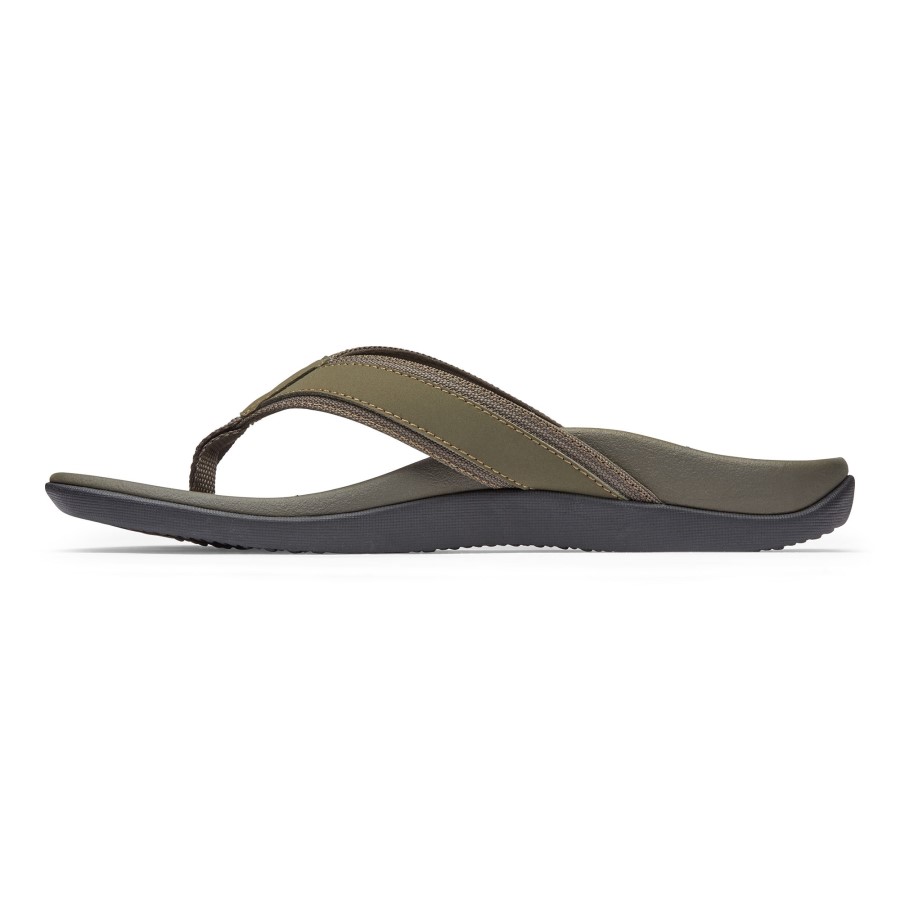 Sandália Tiracolo Maré Masculina Vionic Olive