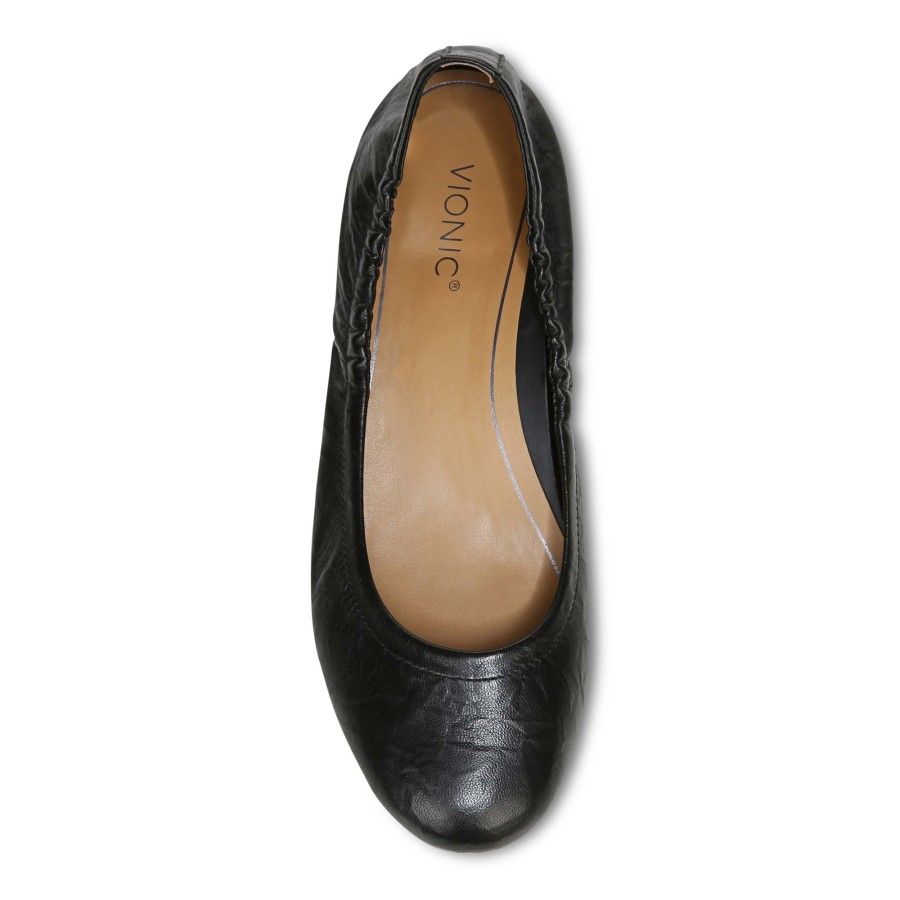 Alexa Flat Vionic Black