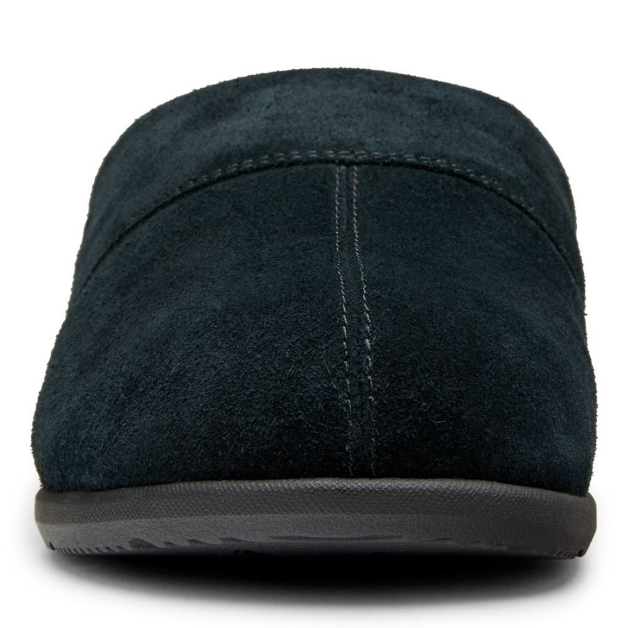 Alfons Chinelo Mule Preto Camurça Vionic