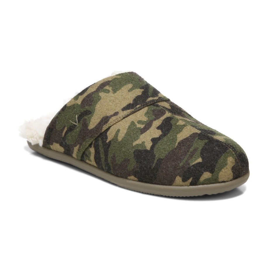 Sapatilha Mule Alfons Olive Camo Vionic