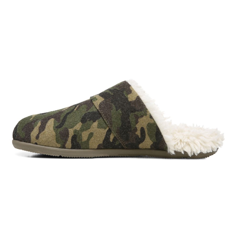 Sapatilha Mule Alfons Olive Camo Vionic