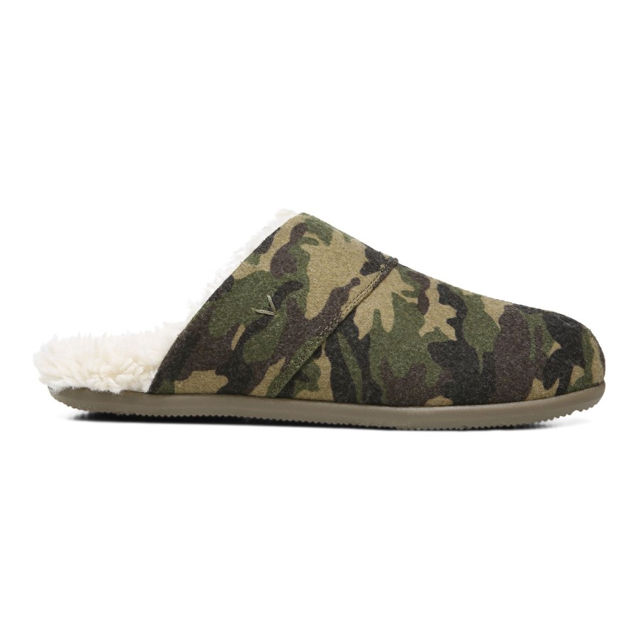 Sapatilha Mule Alfons Olive Camo Vionic