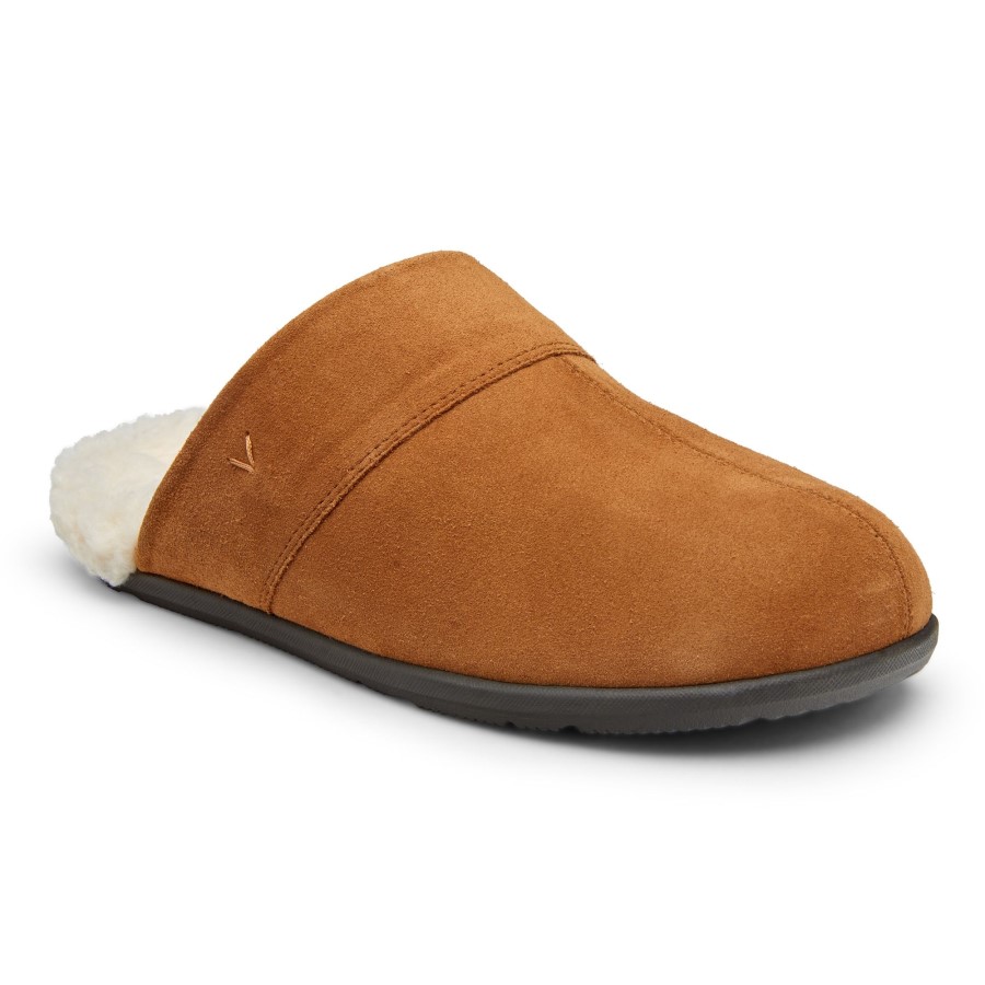 Sapatilha Mule Camurça Toffee Vionic Alfons