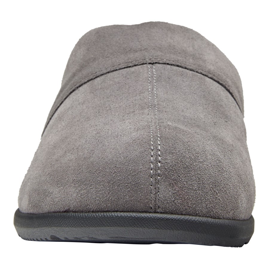 Sapatilha Alfons Mule De Camurça Carvão Vionic