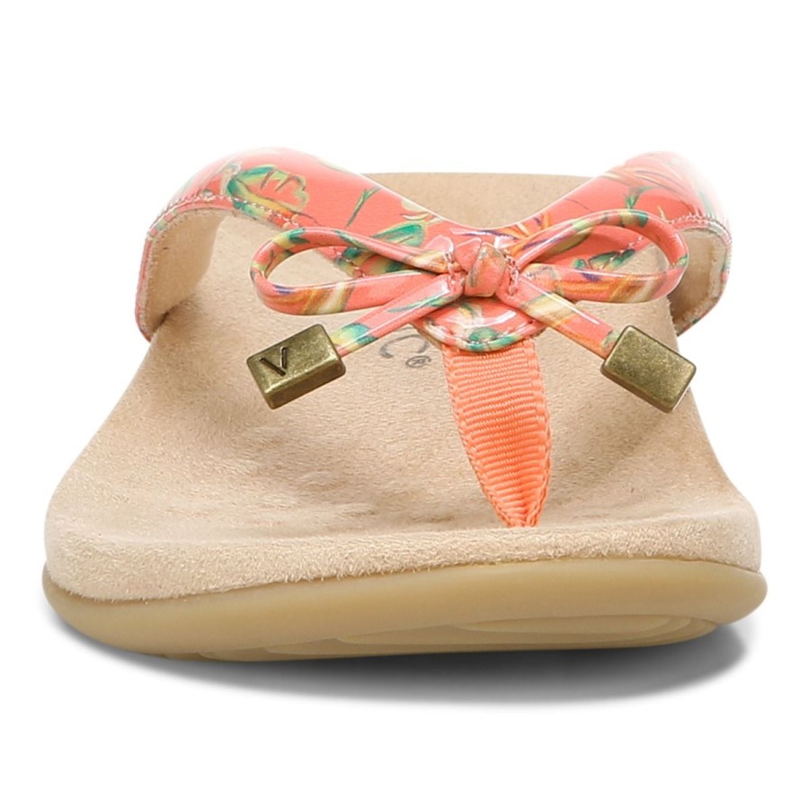 Sandália Poste Bella Toe Vionic Papaya