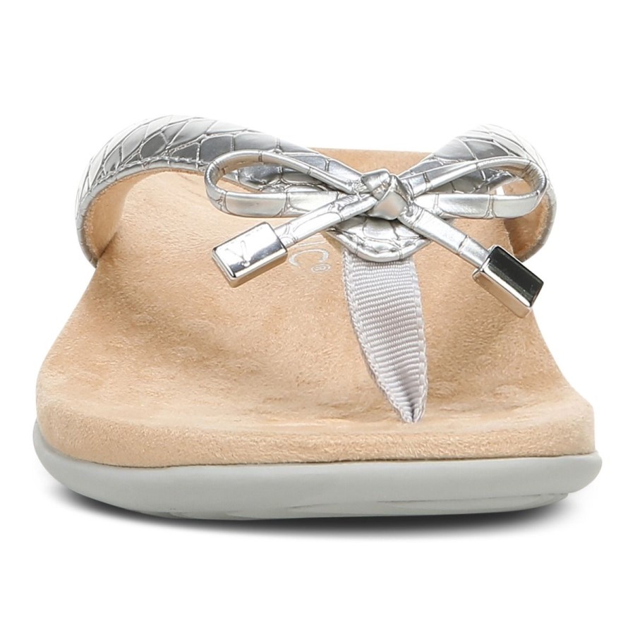 Sandália Poste Bella Toe Vionic Prata