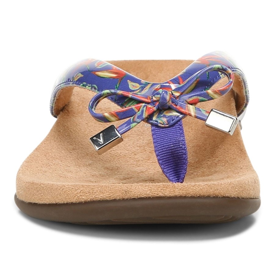 Sandália Poste Biqueira Vionic Bella Azul Royal