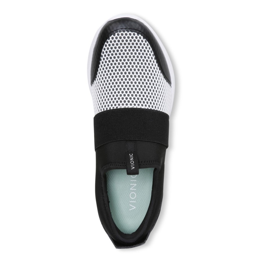 Tênis Preto Vionic Camrie Sem Cadarço