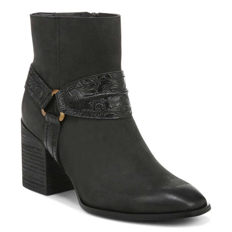 Bota Carnelia Vionic Couro Preto