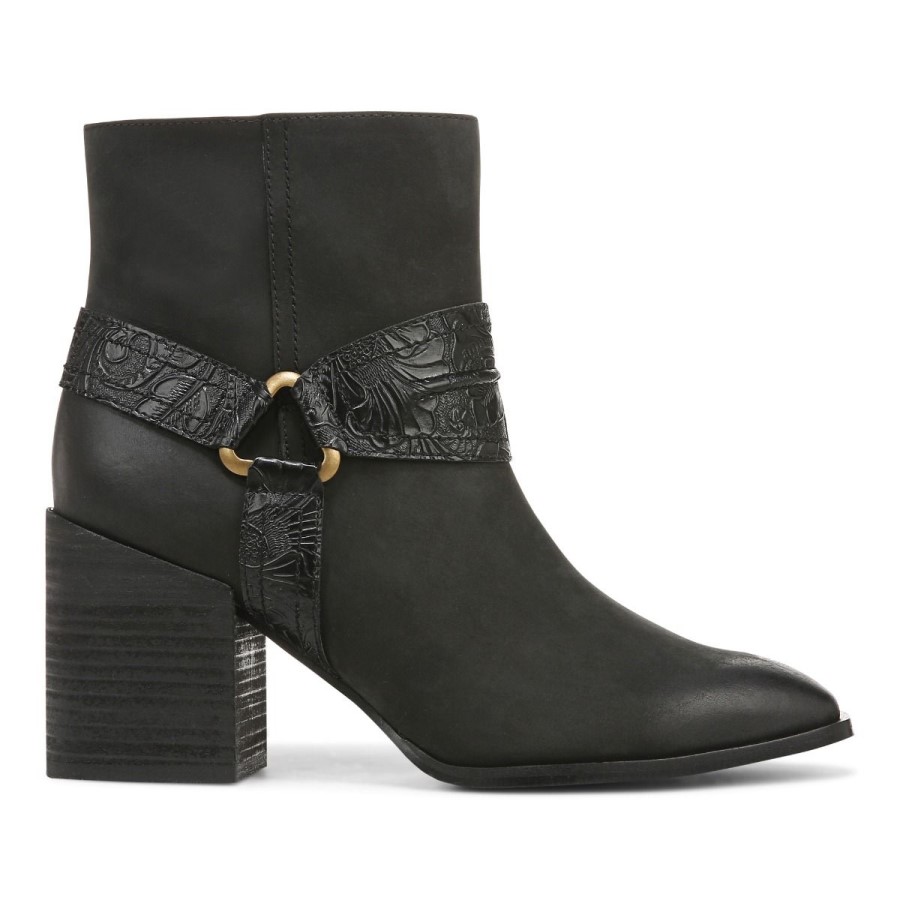 Bota Carnelia Vionic Couro Preto