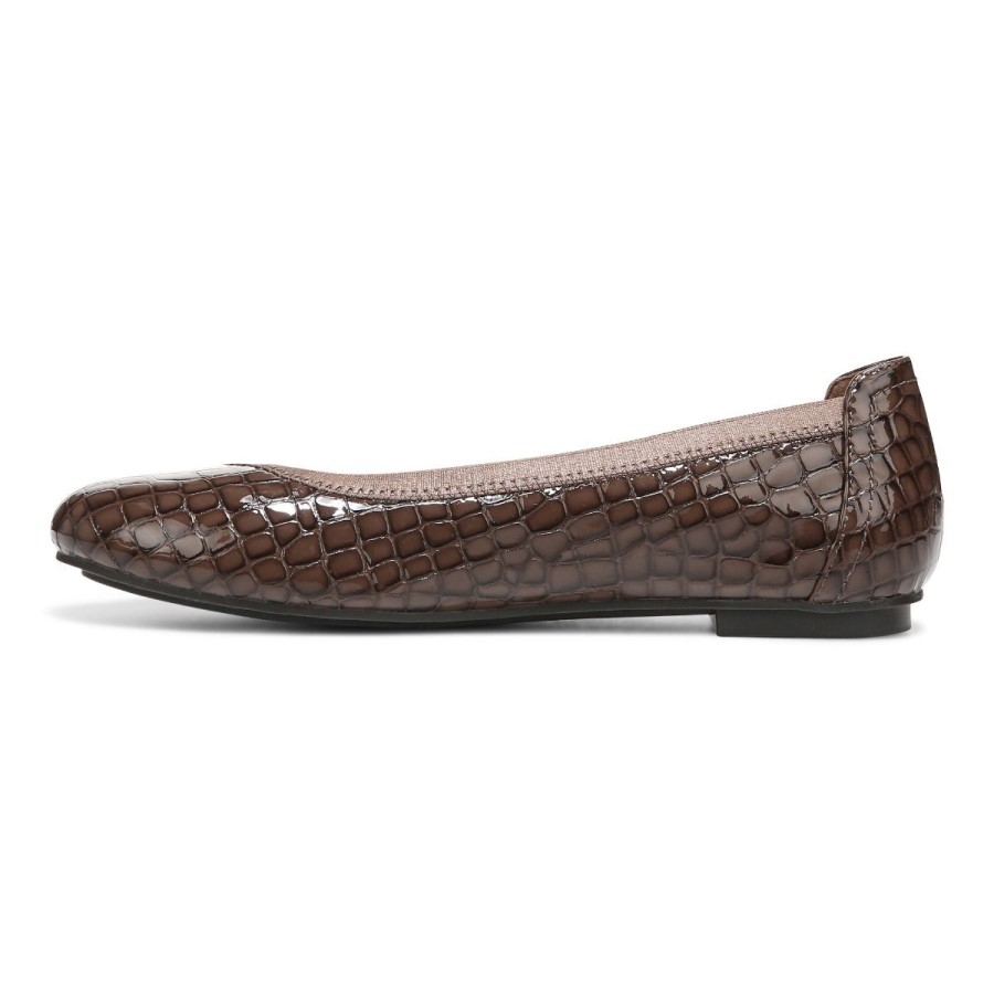 Caroll Ballet Flat Monks Robe Croc Vionic
