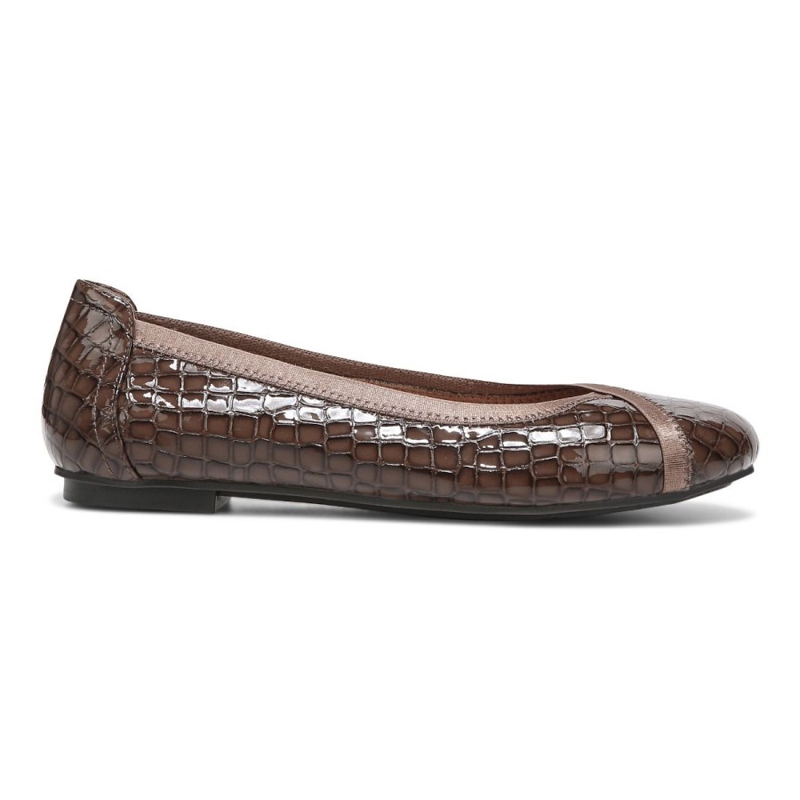 Caroll Ballet Flat Monks Robe Croc Vionic