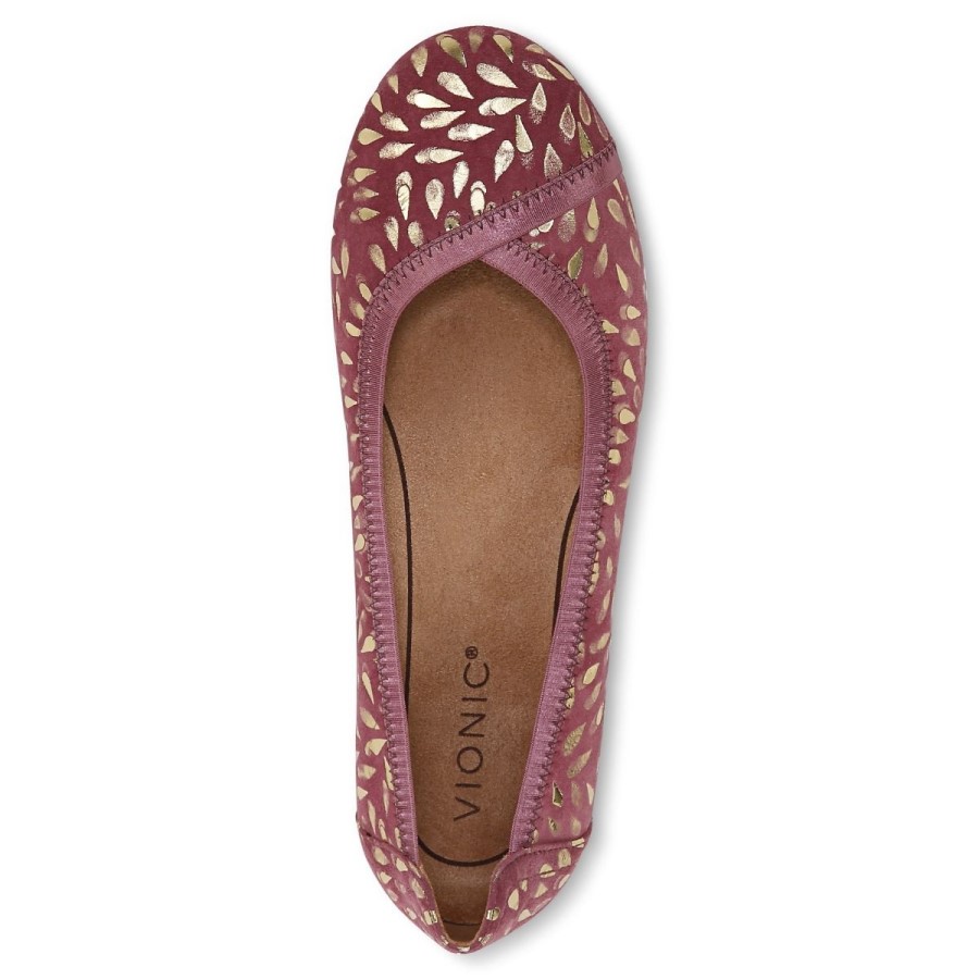 Caroll Ballet Flat Vionic Shiraz Camurça