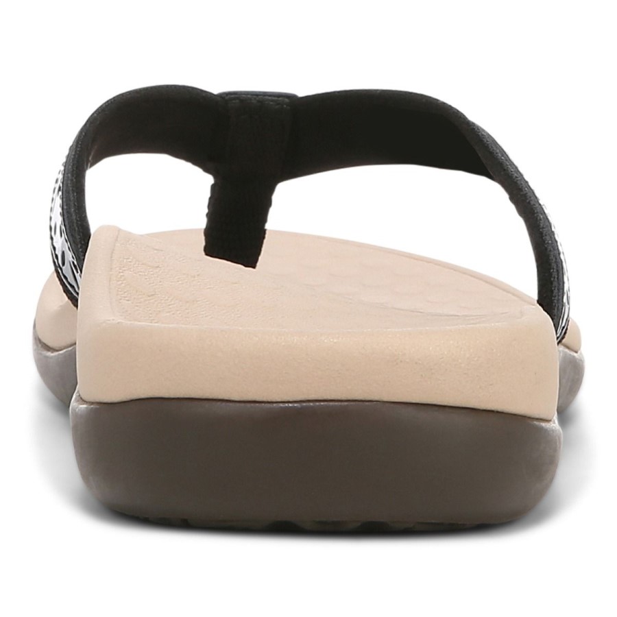 Sandália Postiça Casandra Preta Vionic