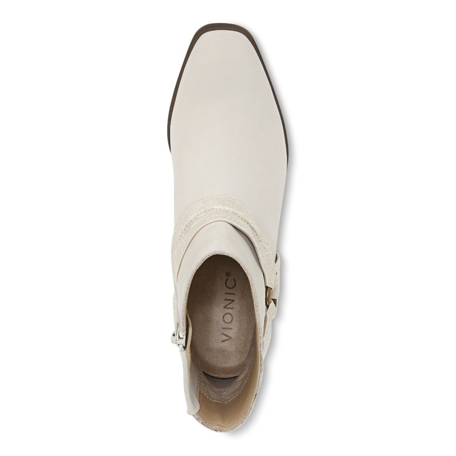 Bota Cornalia Creme Couro Vionic