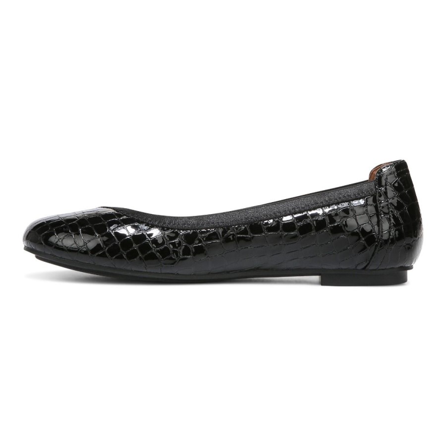 Sapatilha De Balé Vionic Black Croc Caroll