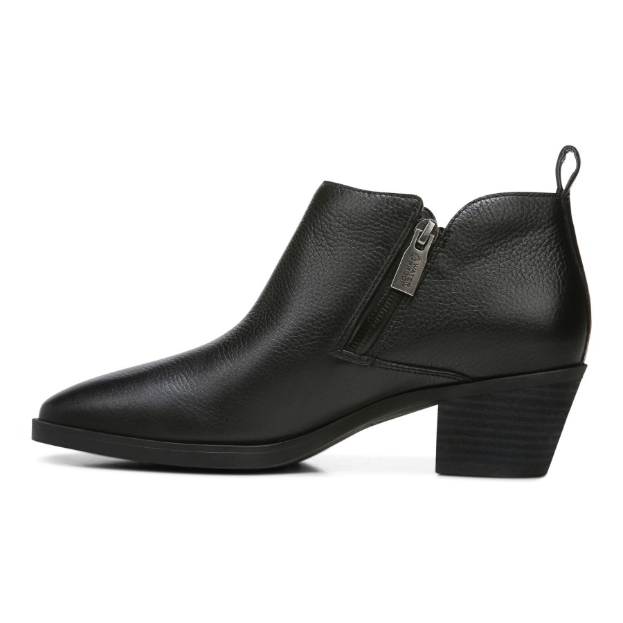 Bota Cecily Tornozelo Vionic Couro Preto