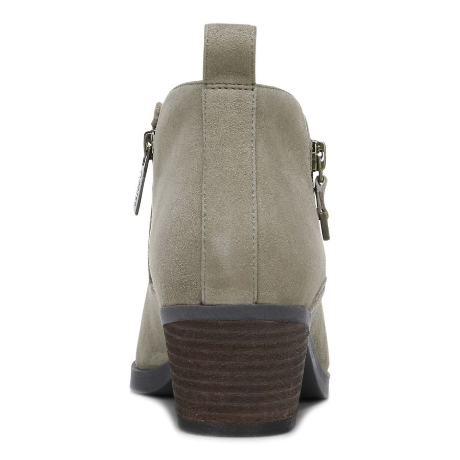 Bota Vionic Cecily No Tornozelo Stone Camurça