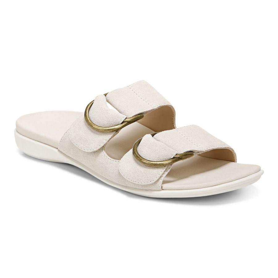 Corlee Slide Creme De Sandália Vionic
