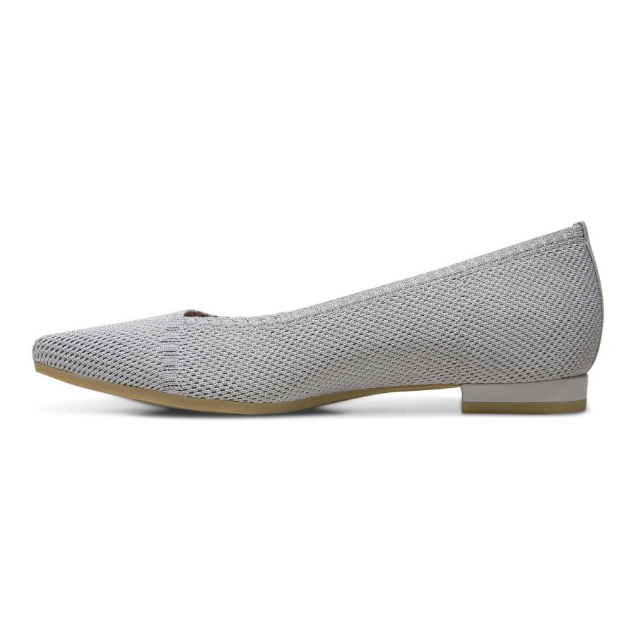 Dália Plana Cinza Claro Vionic