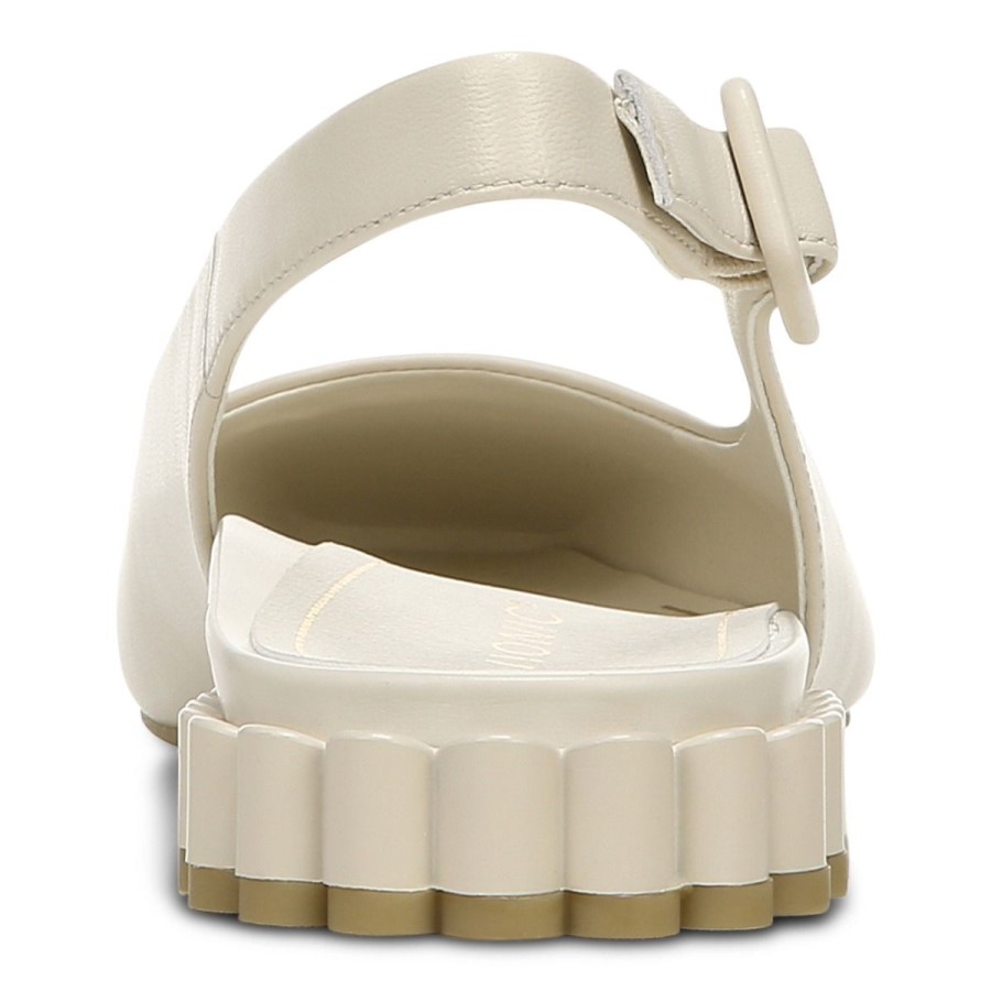 Creme Vionic Delphine Slingback Flat