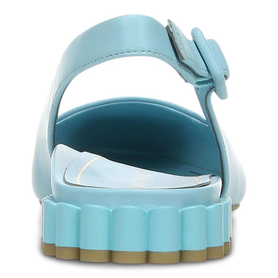 Slingback Azul Delphine De Porcelana Vionic Plana