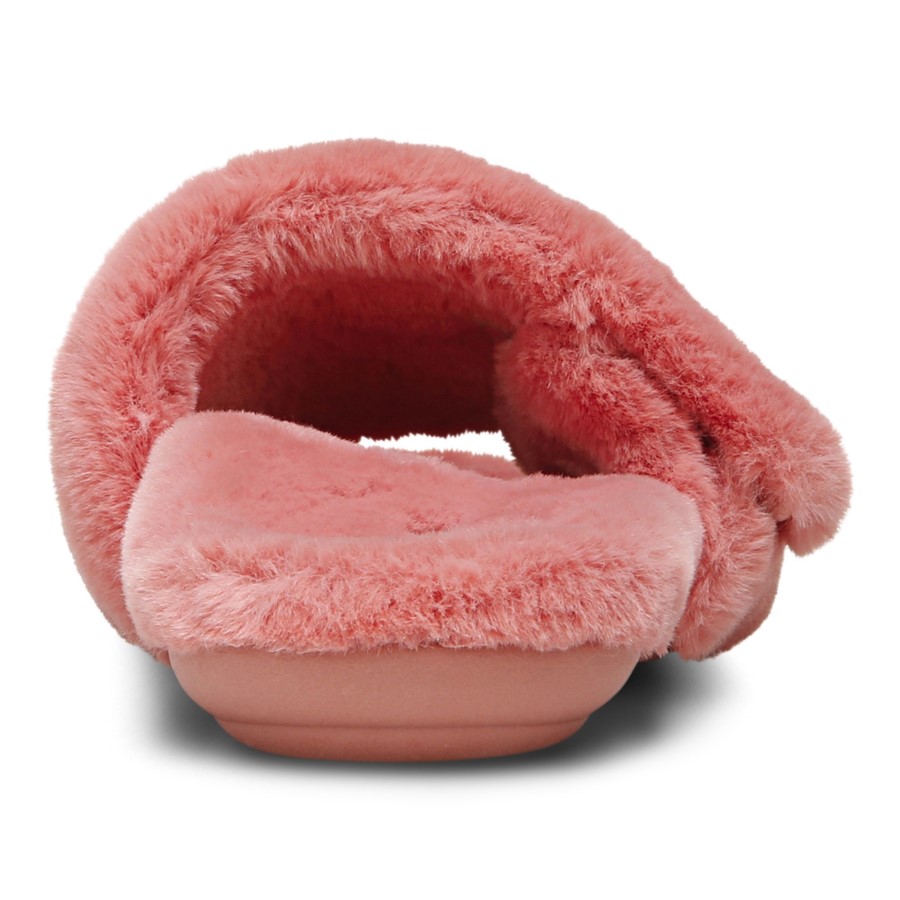 Chinelo De Pelúcia Dos Sonhos Vionic Terracota De Pelúcia