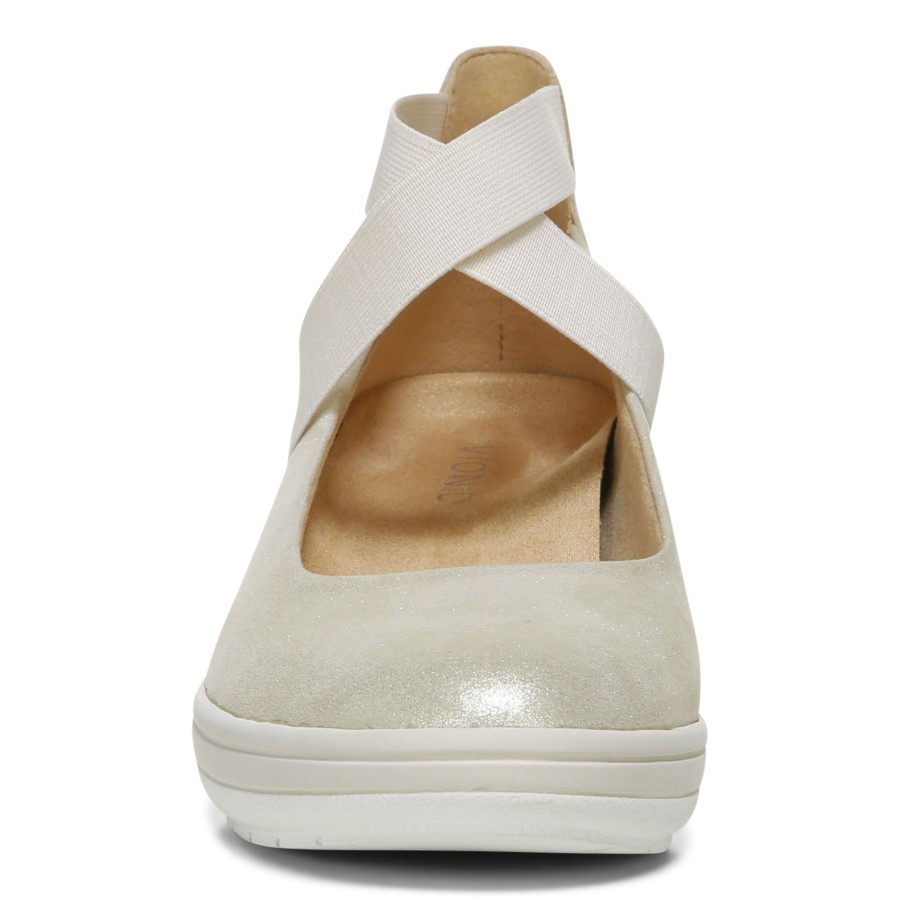 Ellery Wedge Camurça Creme Viônico