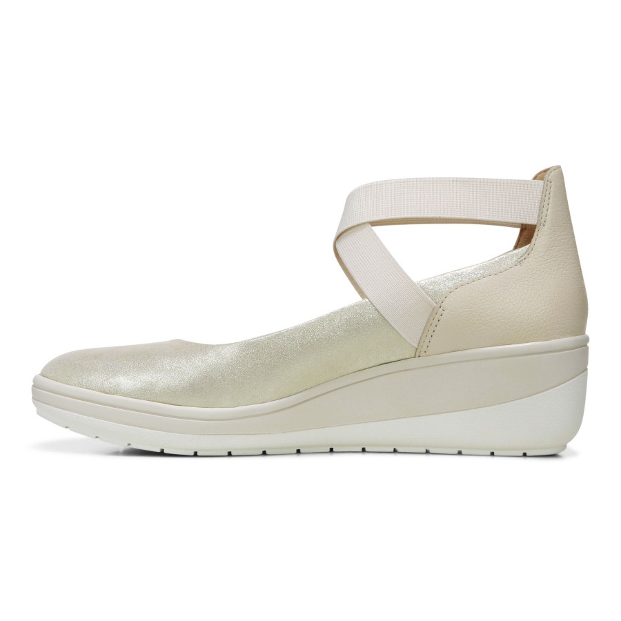 Ellery Wedge Camurça Creme Viônico