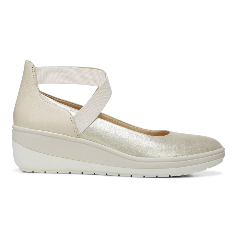Ellery Wedge Camurça Creme Viônico