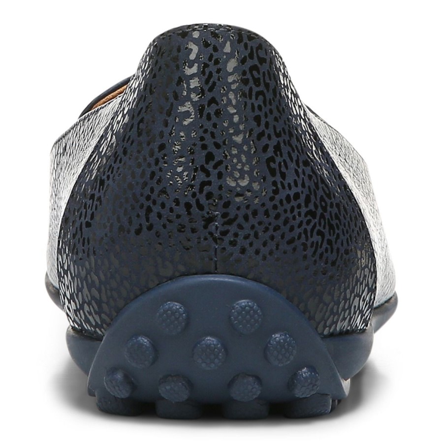 Elora Mocassim Couro Marinho Vionic