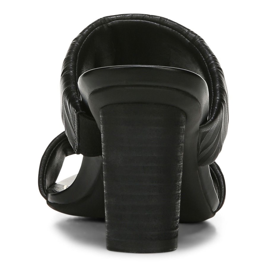 Sandália Preta Com Salto Emaline Vionic