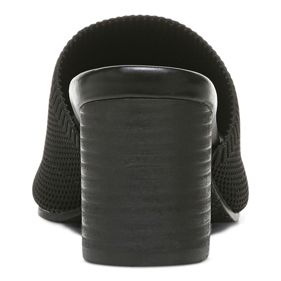 Sandália Preta Vionic Com Salto Fleur