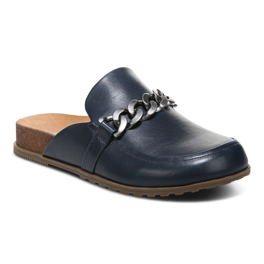 Georgie Mule Vionic Navy
