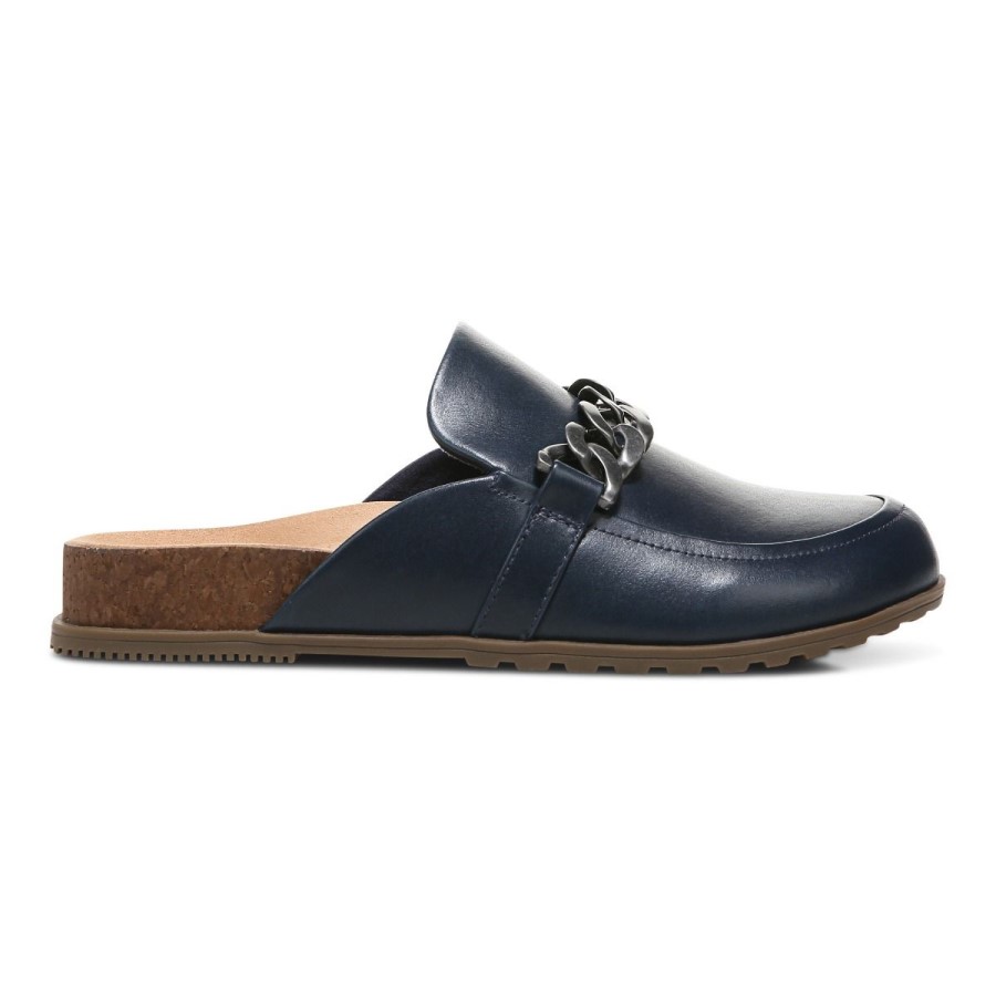 Georgie Mule Vionic Navy