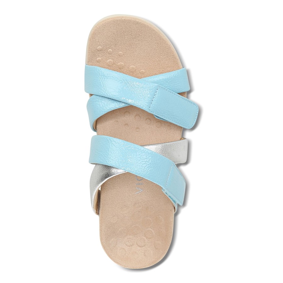 Sandália Vionic Hadlie Slide Azul Porcelana