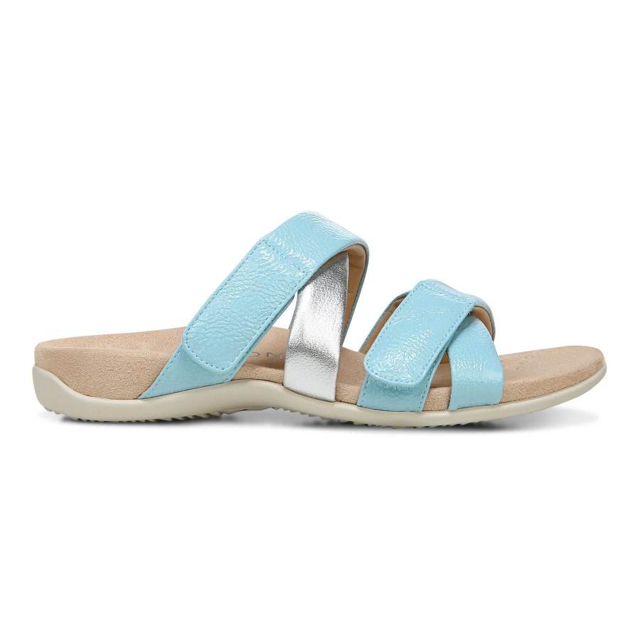 Sandália Vionic Hadlie Slide Azul Porcelana