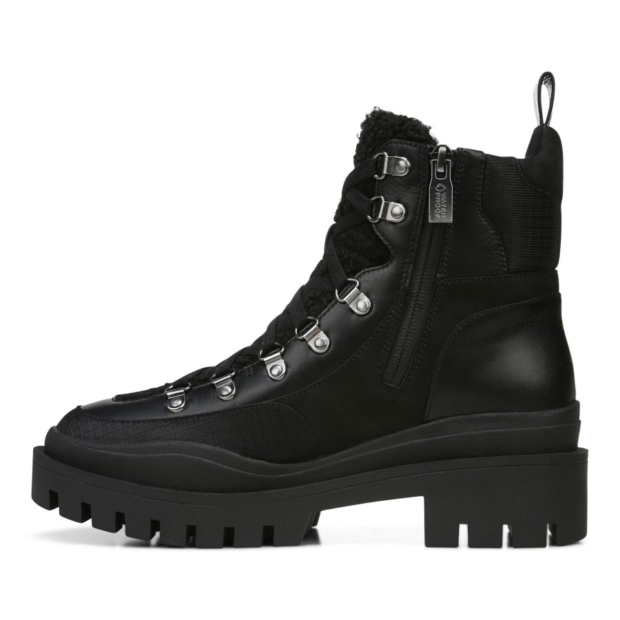 Bota Shearling Vionic Jaxen Couro Preto