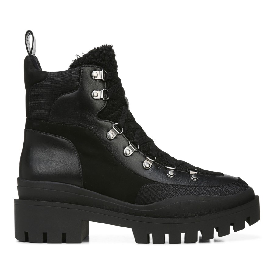 Bota Shearling Vionic Jaxen Couro Preto