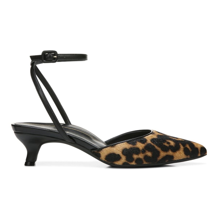 Tan Leopard Jacynda Salto Gatinho Vionic
