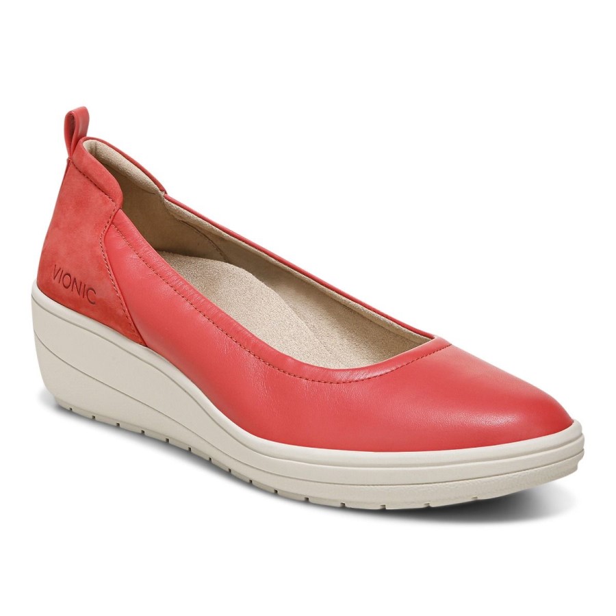 Vionic Jacey Wedge Poppy