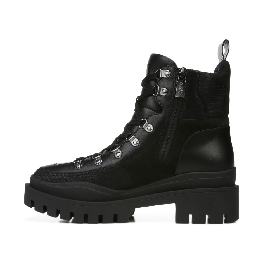 Bota Vionic Jaxen Couro Preto Têxtil