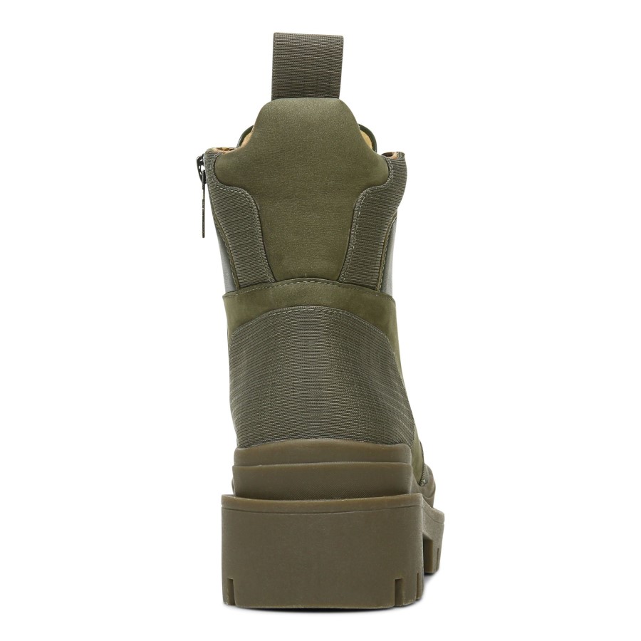 Bota Jaxen Têxtil Couro Oliva Vionic
