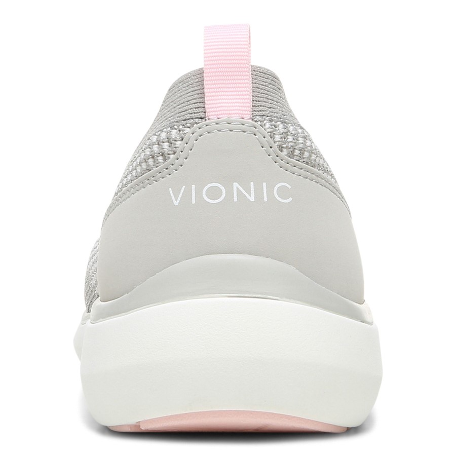 Tênis Kallie Slip On Cinza Metalizado Vionic