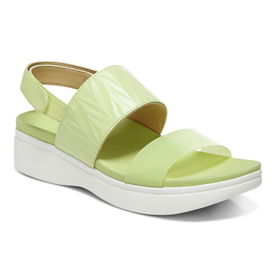 Sandália Plataforma Pale Lime Vionic Karleen