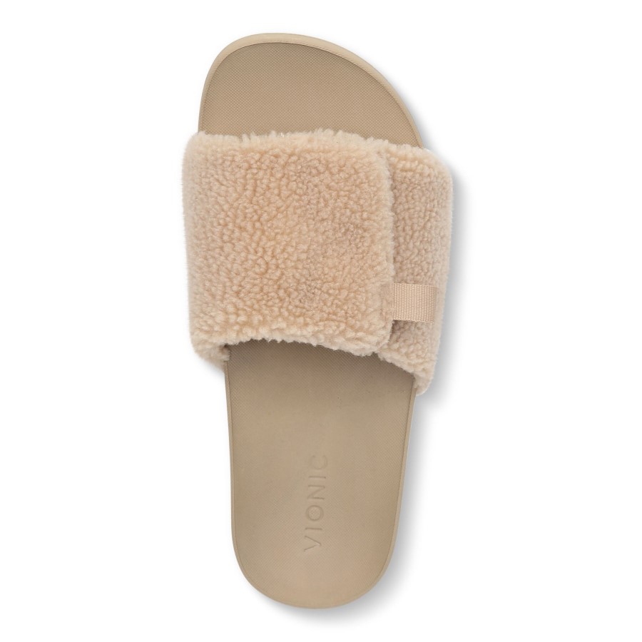 Sandália Keira Slide Vionic Ginger Shearling