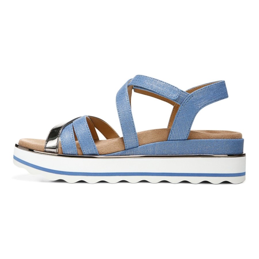 Sandália Flatform Azul Kelly's Vionic Vallarta