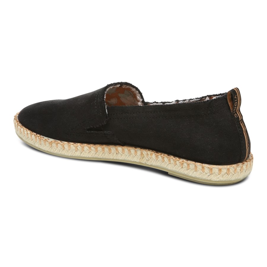 Espadrille Preta Vionic Laguna